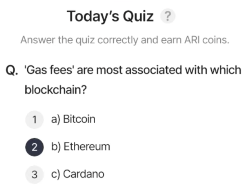ARI Wallet Daily Quiz Answer – June 24, 2025